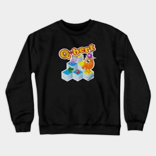 Retro Video Game Q Crewneck Sweatshirt